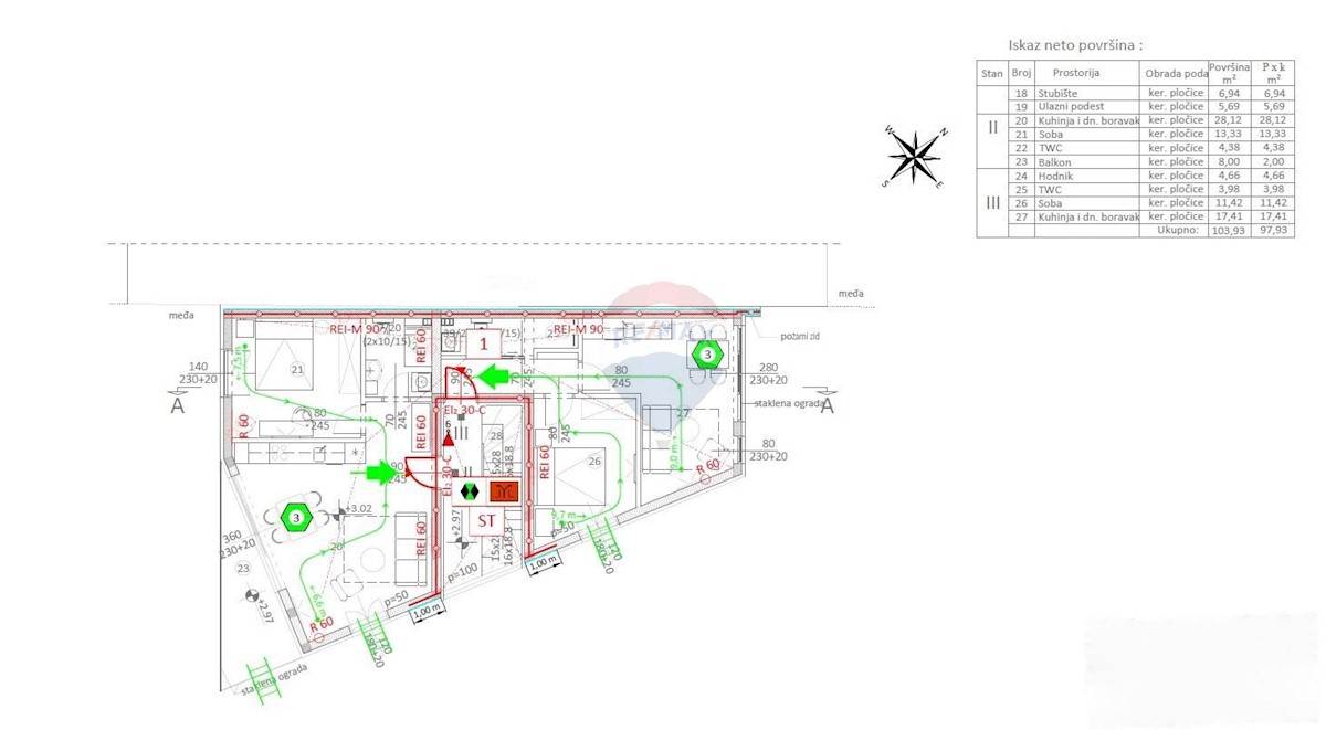 Appartamento Poreč, 47,83m2