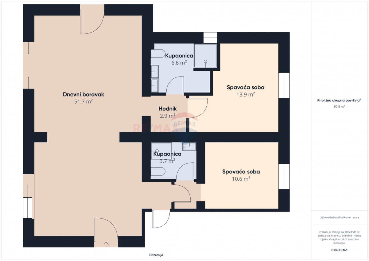Istra, Medulin – Casa con terrazza sul tetto e vista mare, 280 m²