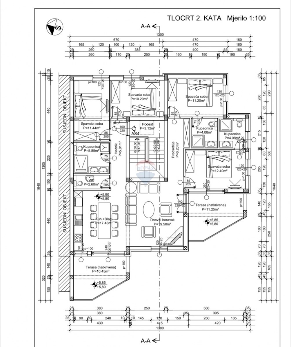 Appartamento Brodarica, Šibenik - Okolica, 131,69m2