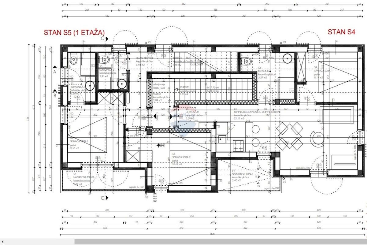 Appartamento Primošten, 77,75m2