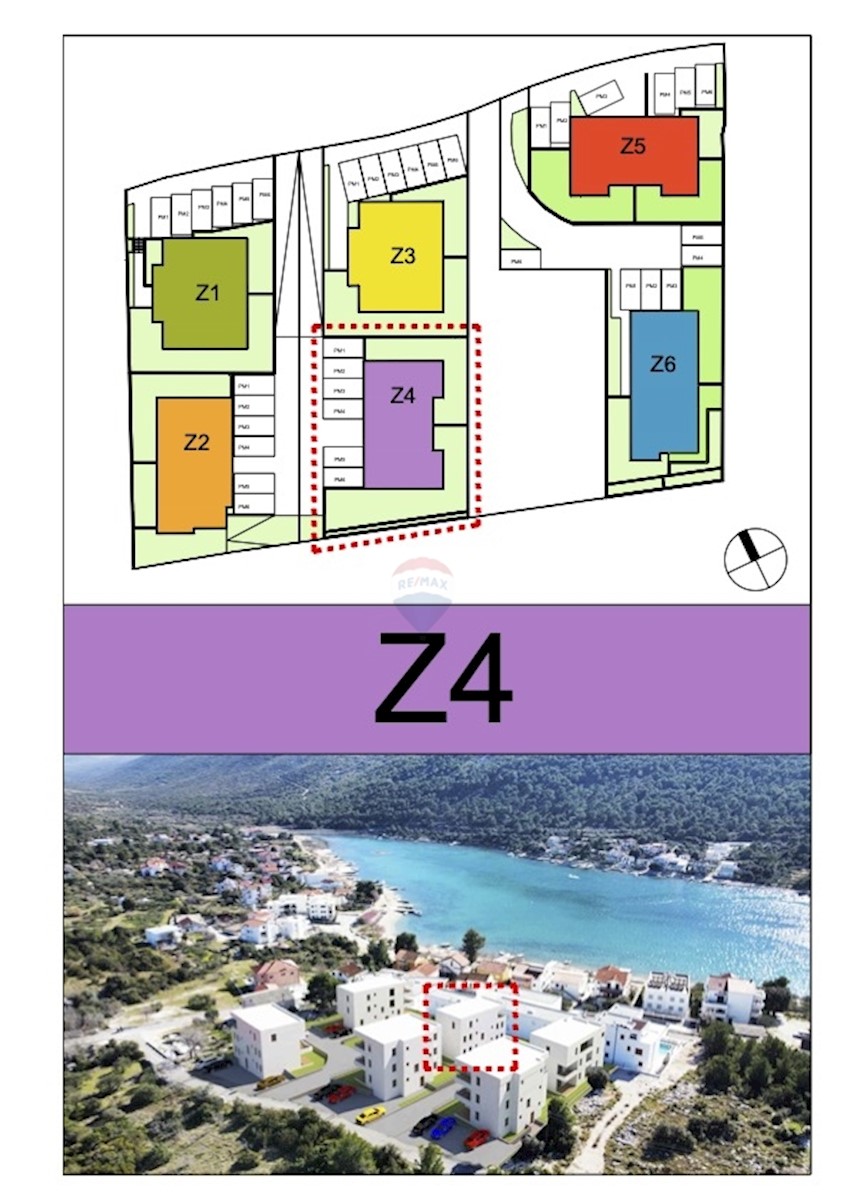 Appartamento Grebaštica, Šibenik - Okolica, 52,93m2