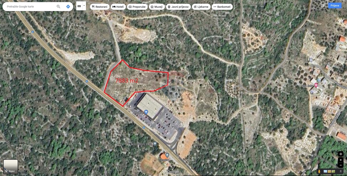 Terreno nella zona commerciale, 7883 m2 - Rogoznica