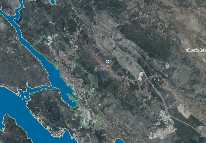 Terreno Dubrava Kod Šibenika, Šibenik - Okolica, 1.204m2