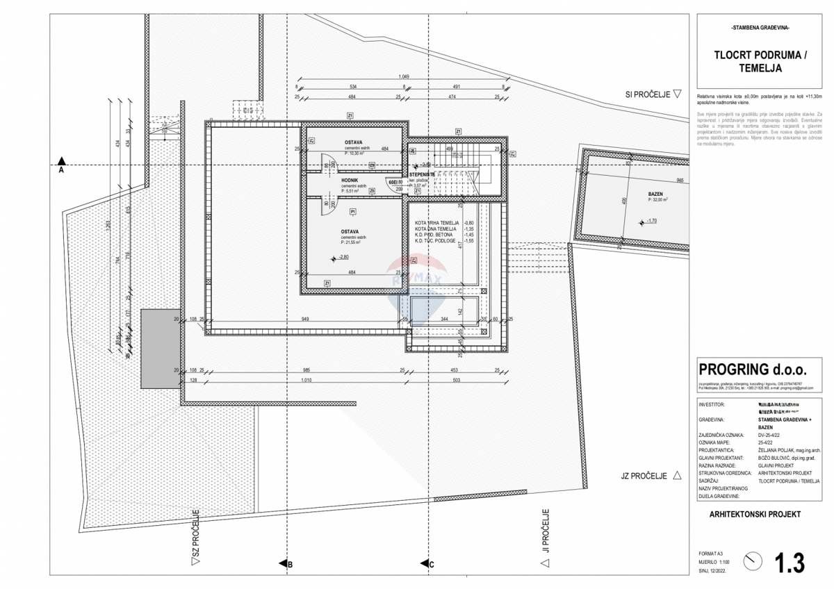 Lussuoso appartamento trilocale al 2° piano, Rogoznica