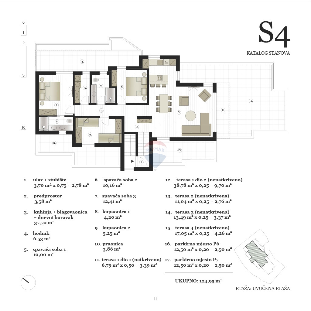 Appartamento Murter, 124,95m2