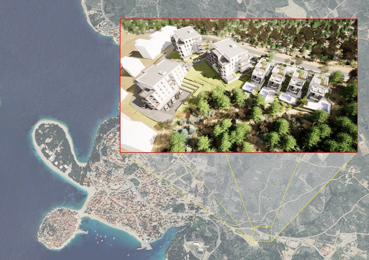 Progetto esclusivo! Villa moderna con terrazza panoramica e piscina, Primošten