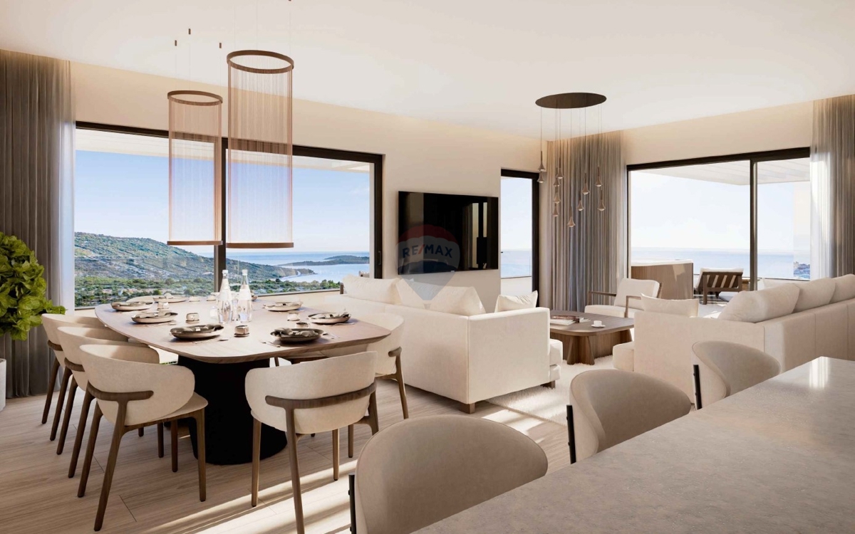 Attico di lusso con tre camere da letto e vista panoramica (S7), Primošten