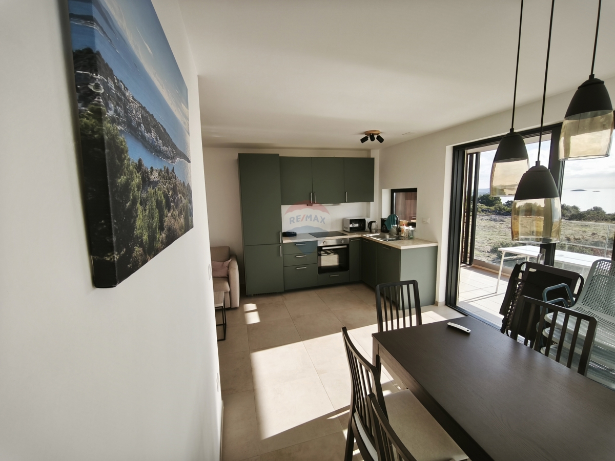 Gemma rara: appartamento premium con vista panoramica sul mare nell'idilliaca penisola di Ražanj