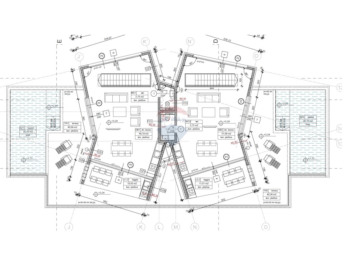 Appartamento Vodice, 194,10m2