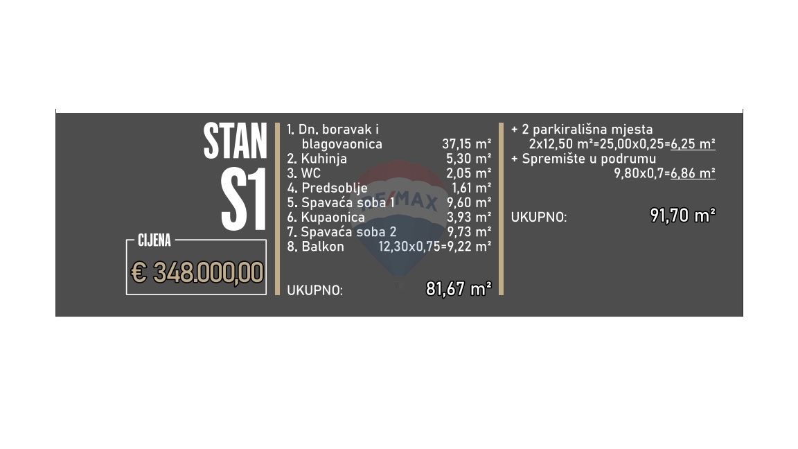 Appartamento Brodarica, Šibenik - Okolica, 91,70m2