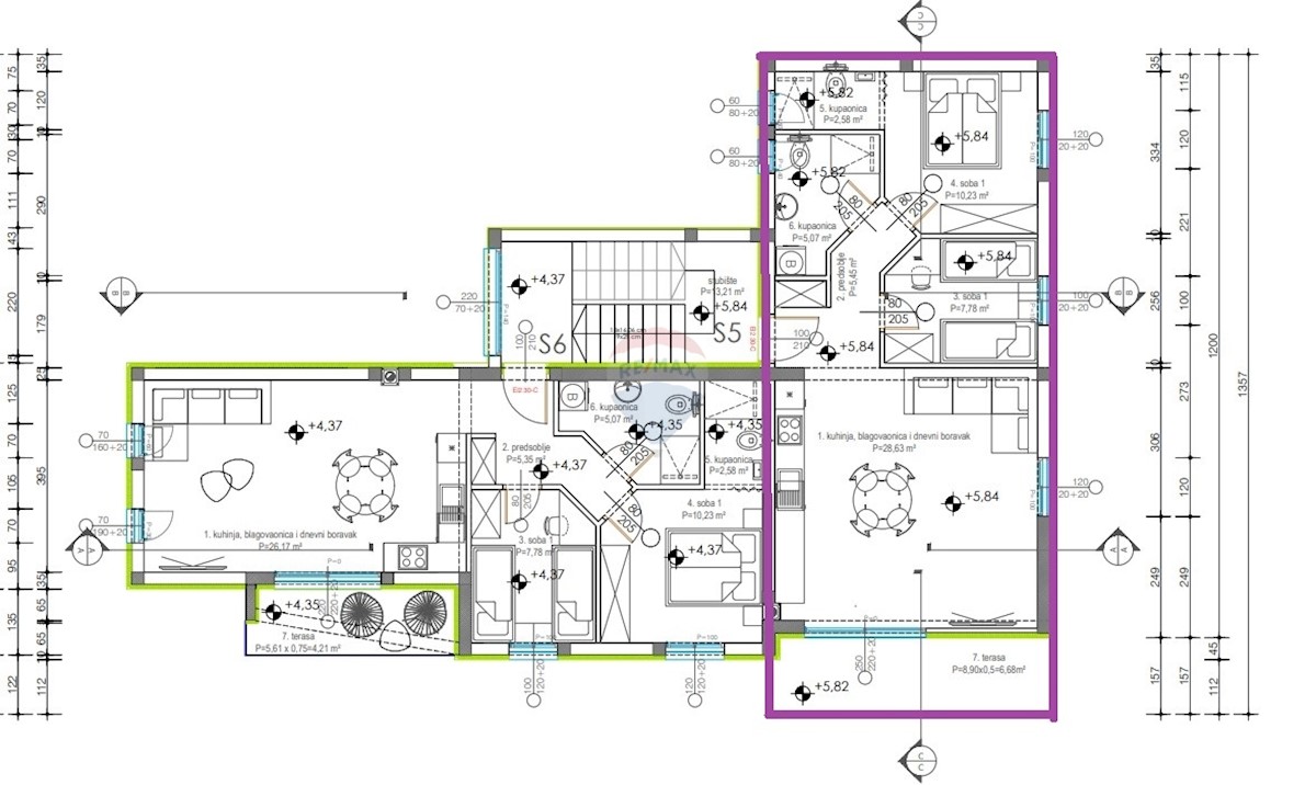 Appartamento Brodarica, Šibenik - Okolica, 64,19m2