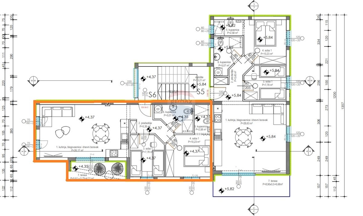 Appartamento Brodarica, Šibenik - Okolica, 64,19m2