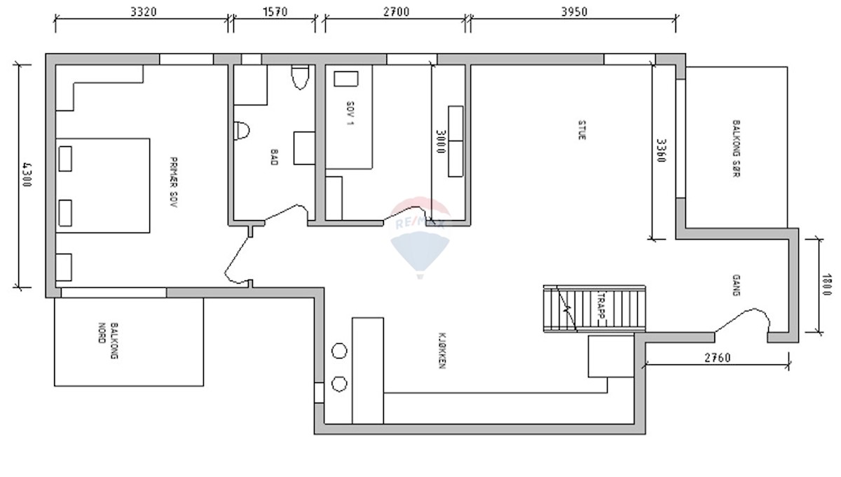 Appartamento duplex 100 m2 - Rogoznica