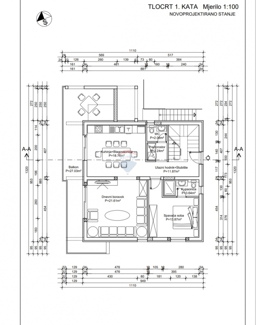 Casa Ražanj, Rogoznica, 187,27m2