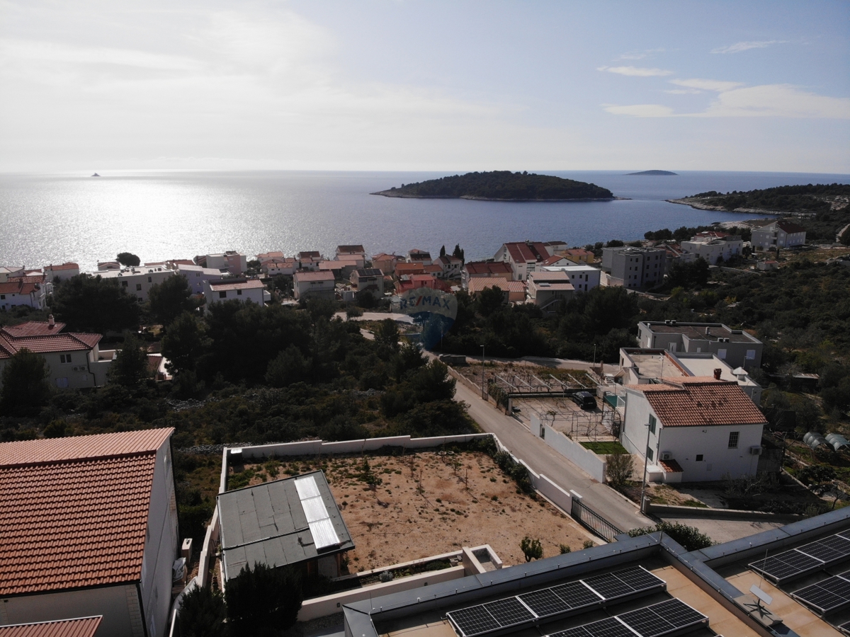 Villa moderna con piscina e vista panoramica sul mare, Rogoznica