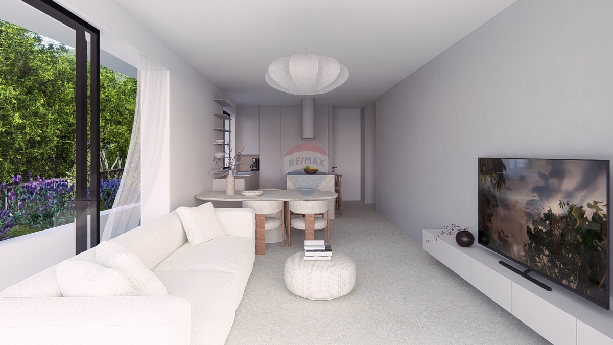 Appartamento con due camere da letto al piano terra con ampia terrazza e garage (A3), Primošten