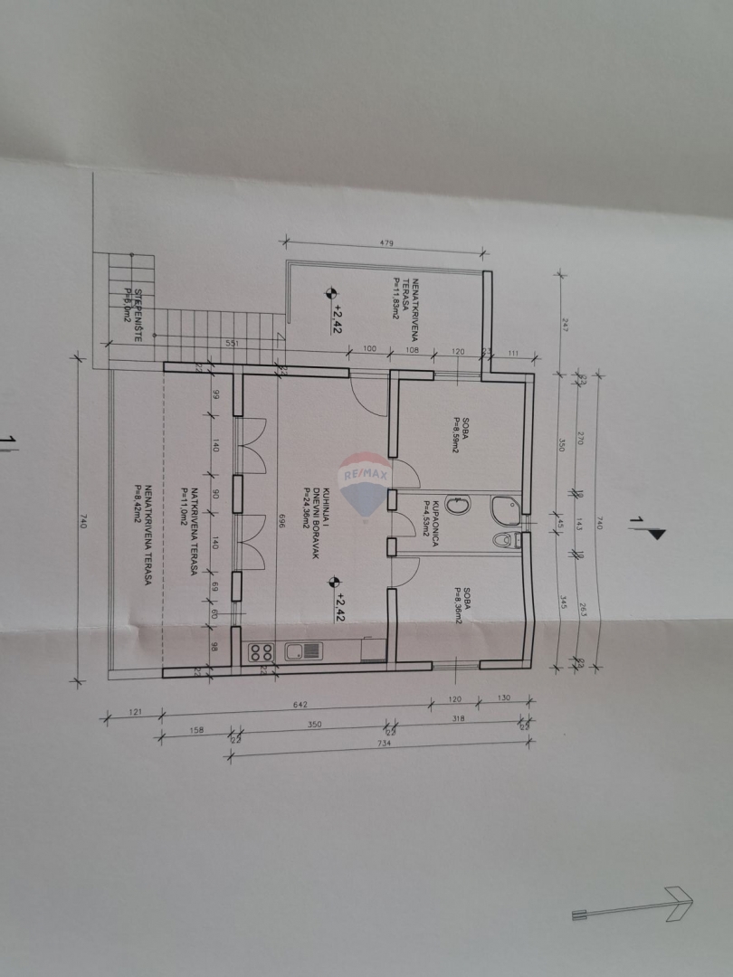 Casa con splendida vista mare 95 m2, Sevid