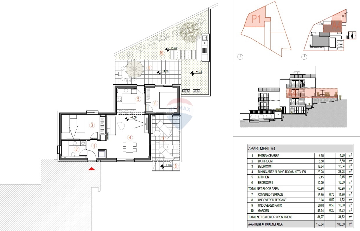 Moderno appartamento con due camere da letto vicino al mare (A4) - Primošten