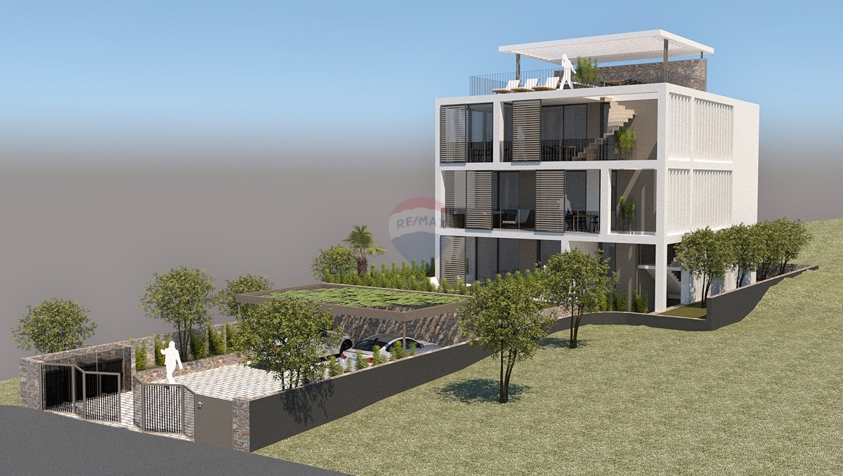 Appartamento con due camere da letto con piscina riscaldata, giardino e attrezzature di alta qualità 97,1 m², Primošten