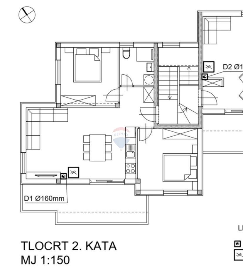 Appartamento Žaborić, Šibenik - Okolica, 66,51m2