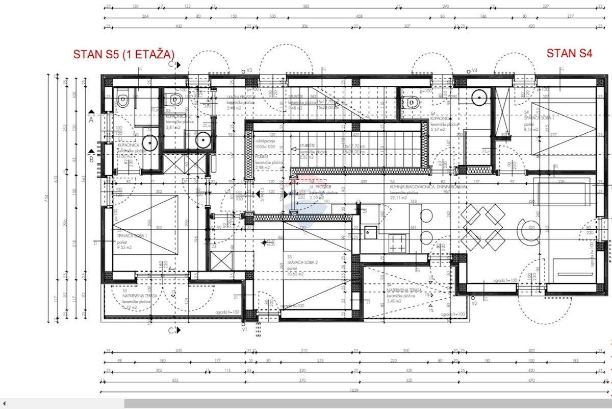 Appartamento Primošten, 40,81m2