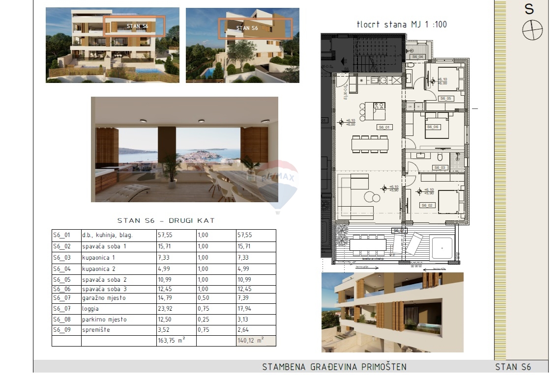 Appartamento Primošten, 140,12m2