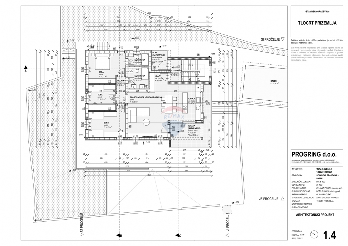 Appartamento trilocale di lusso con piscina, Rogoznica