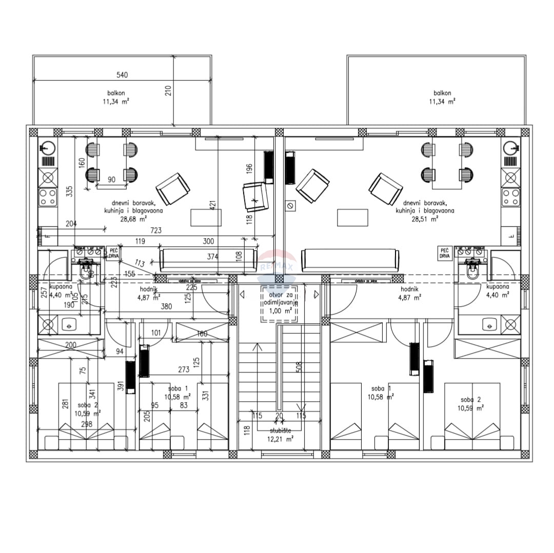 Appartamento Rokić, Šibenik, 67,77m2