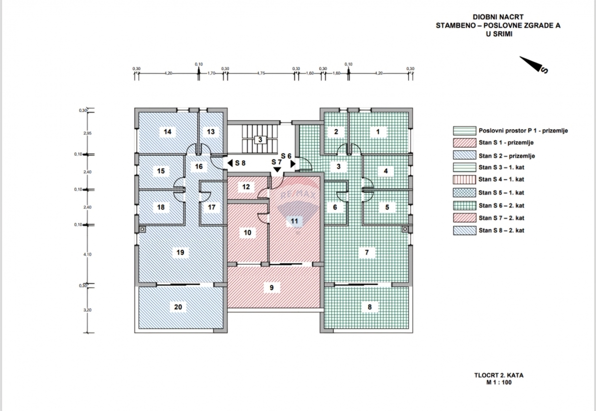Appartamento Srima, Vodice, 87,31m2