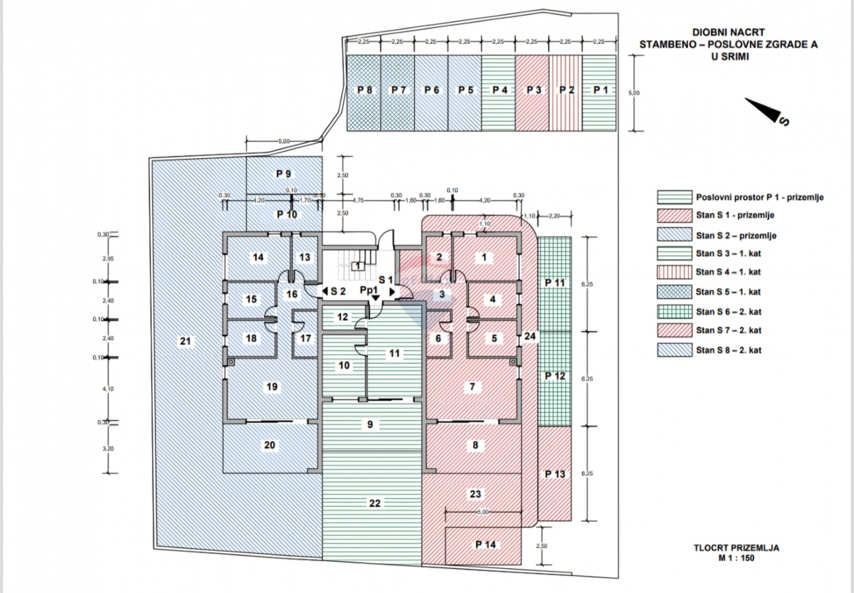 Appartamento Srima, Vodice, 87,31m2