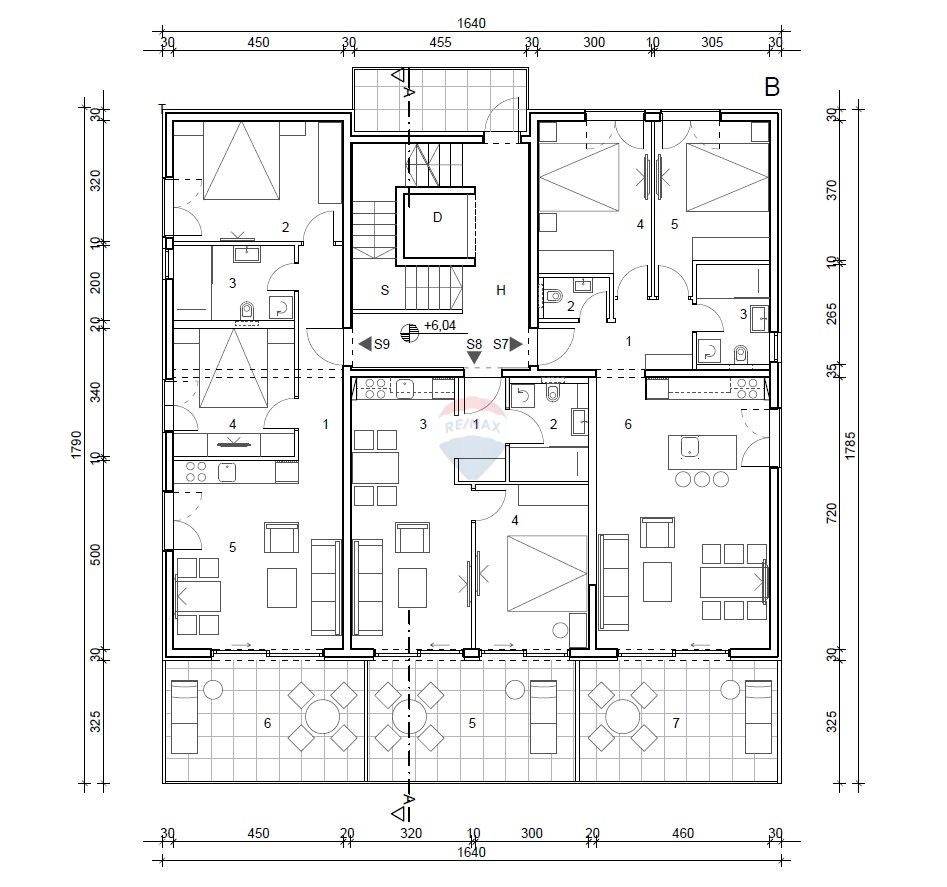 Appartamento con una camera da letto al 2° piano con splendida vista e piscina (S8), Primošten