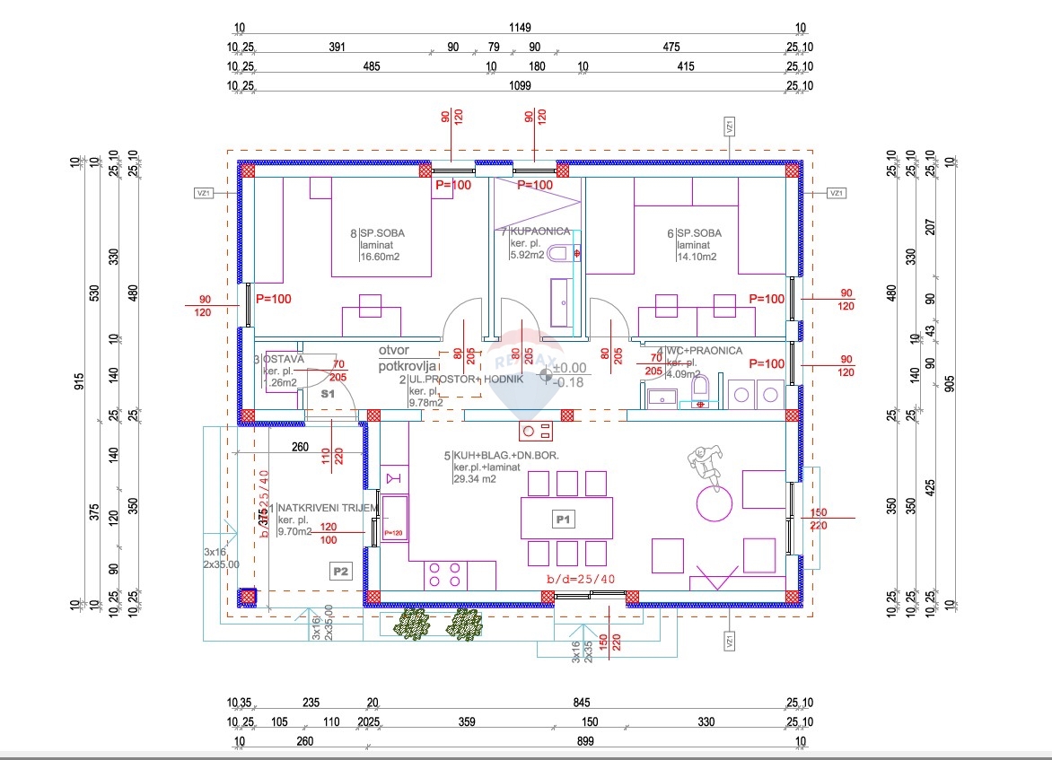 Terreno Danilo, Šibenik - Okolica, 3.064m2