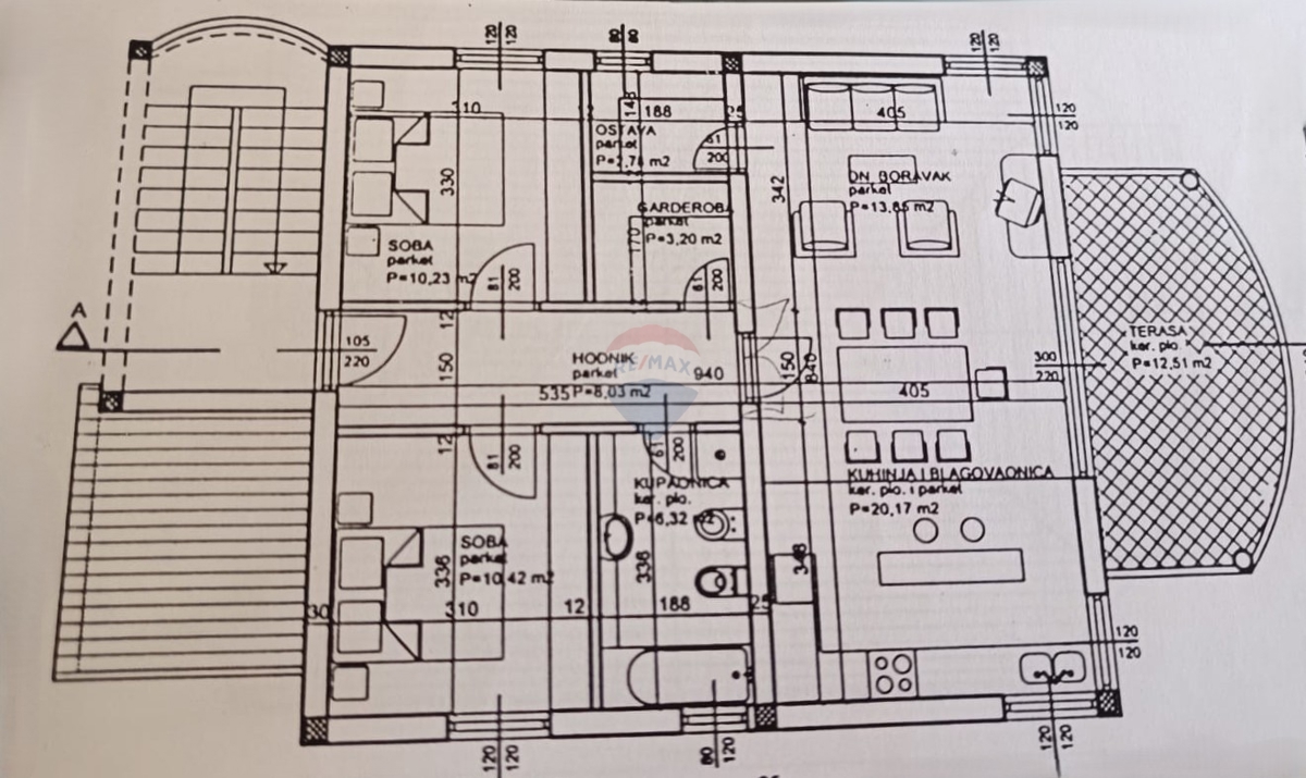 Appartamento Vodice, 81,85m2