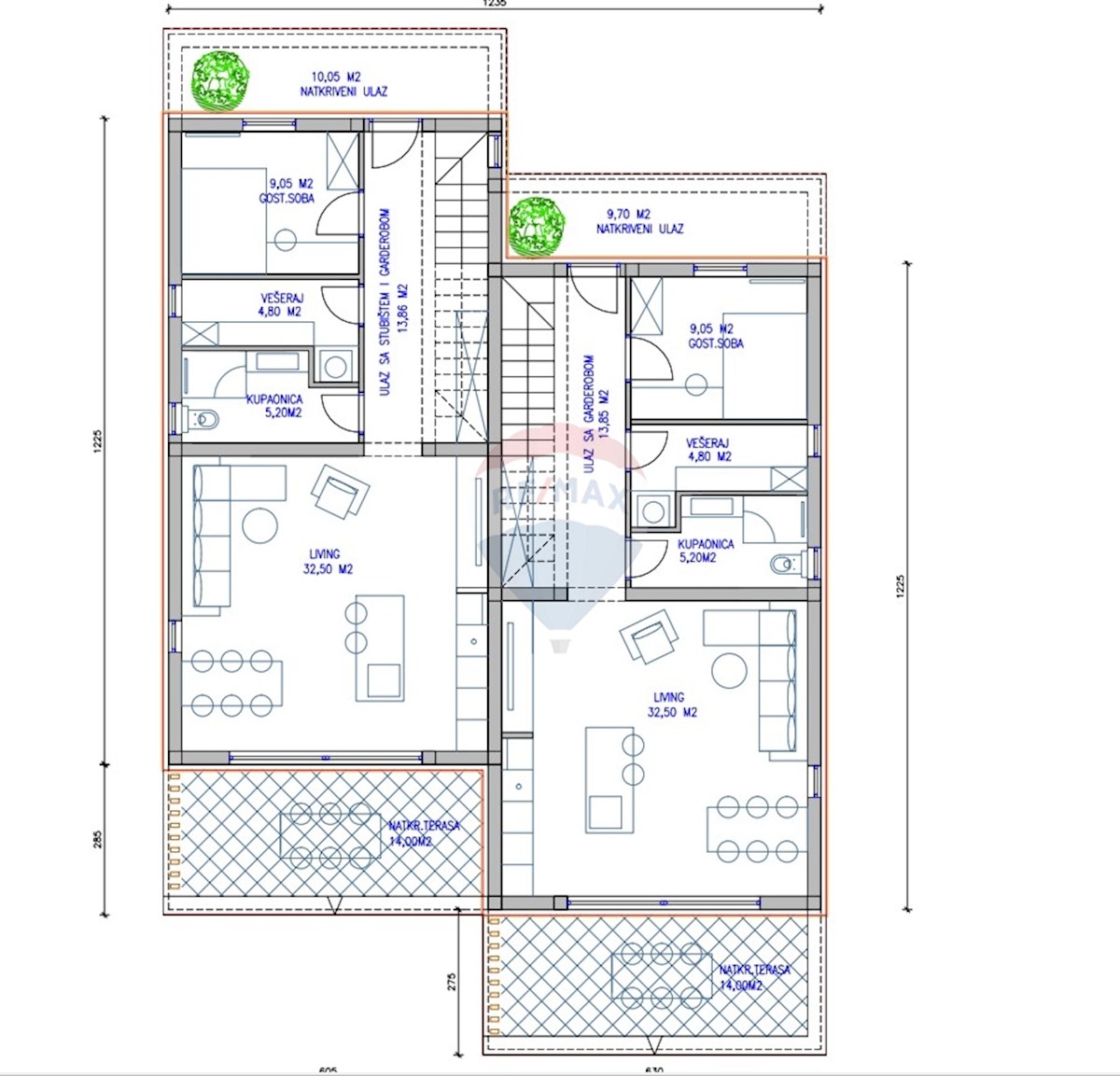 Appartamento Tribunj, 185,30m2