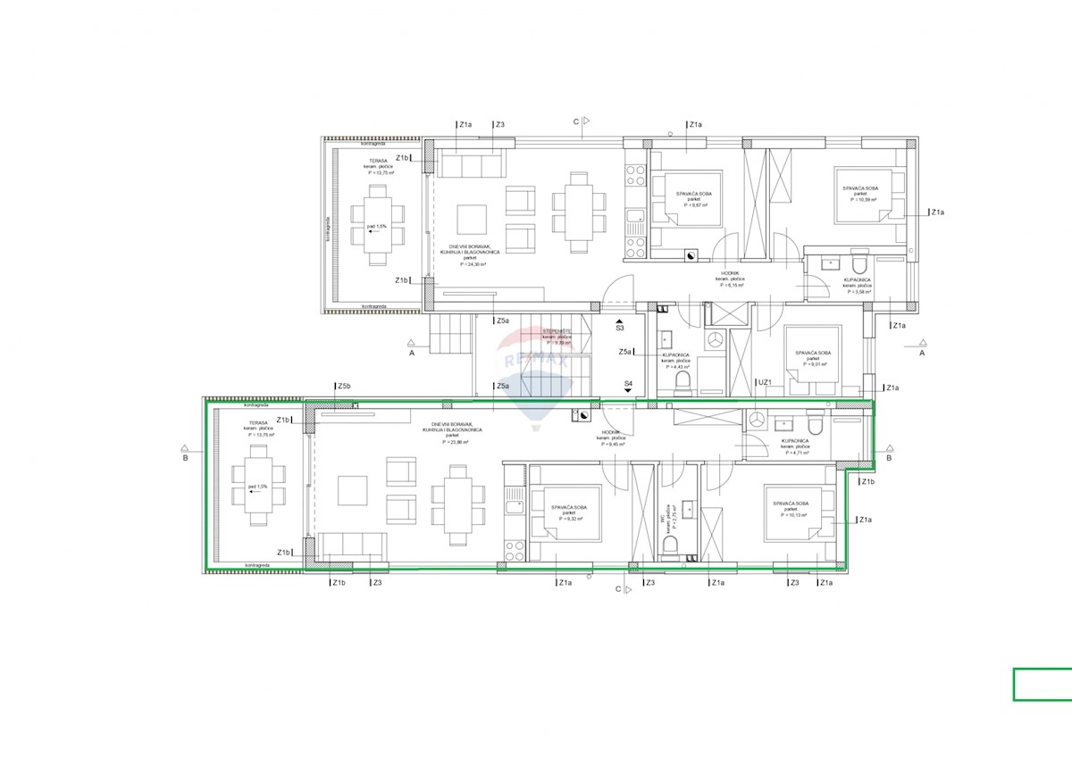 Appartamento Brodarica, Šibenik - Okolica, 70,37m2