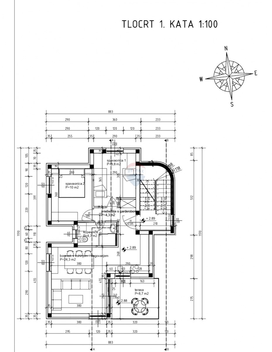 Terreno Vodice, 437m2