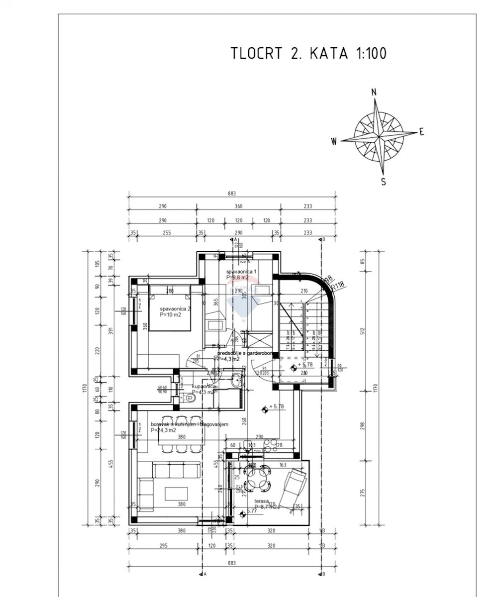 Terreno Vodice, 437m2