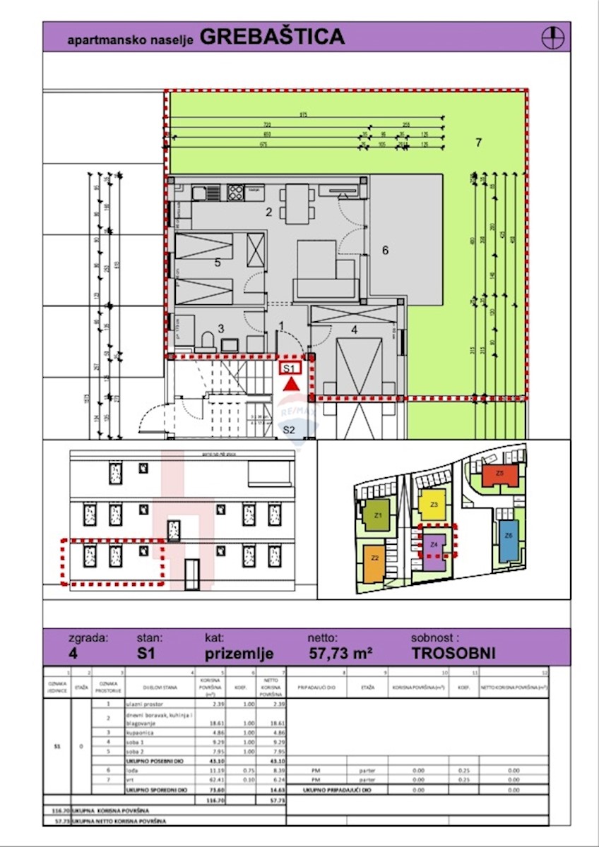 Appartamento Grebaštica, Šibenik - Okolica, 60,86m2