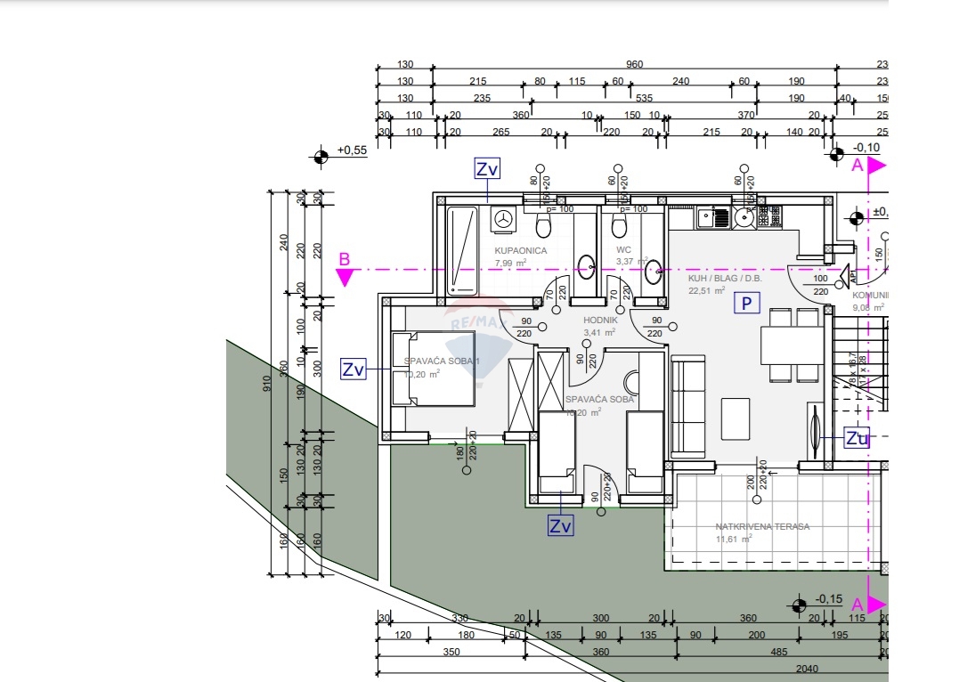 Appartamento Grebaštica, Šibenik - Okolica, 68,89m2