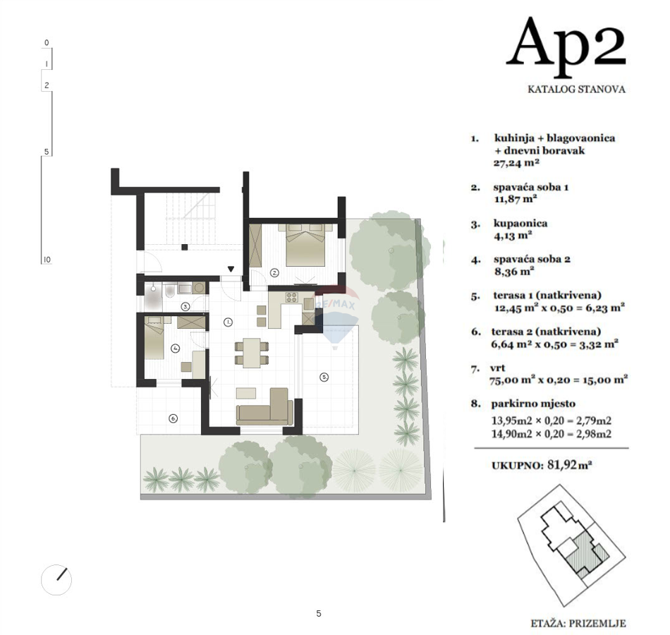 Appartamento Murter, 81,78m2