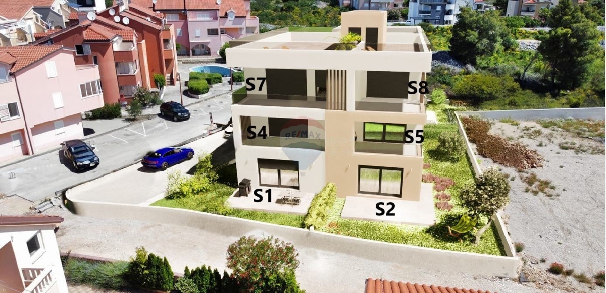 Appartamento Srima, Vodice, 84,63m2