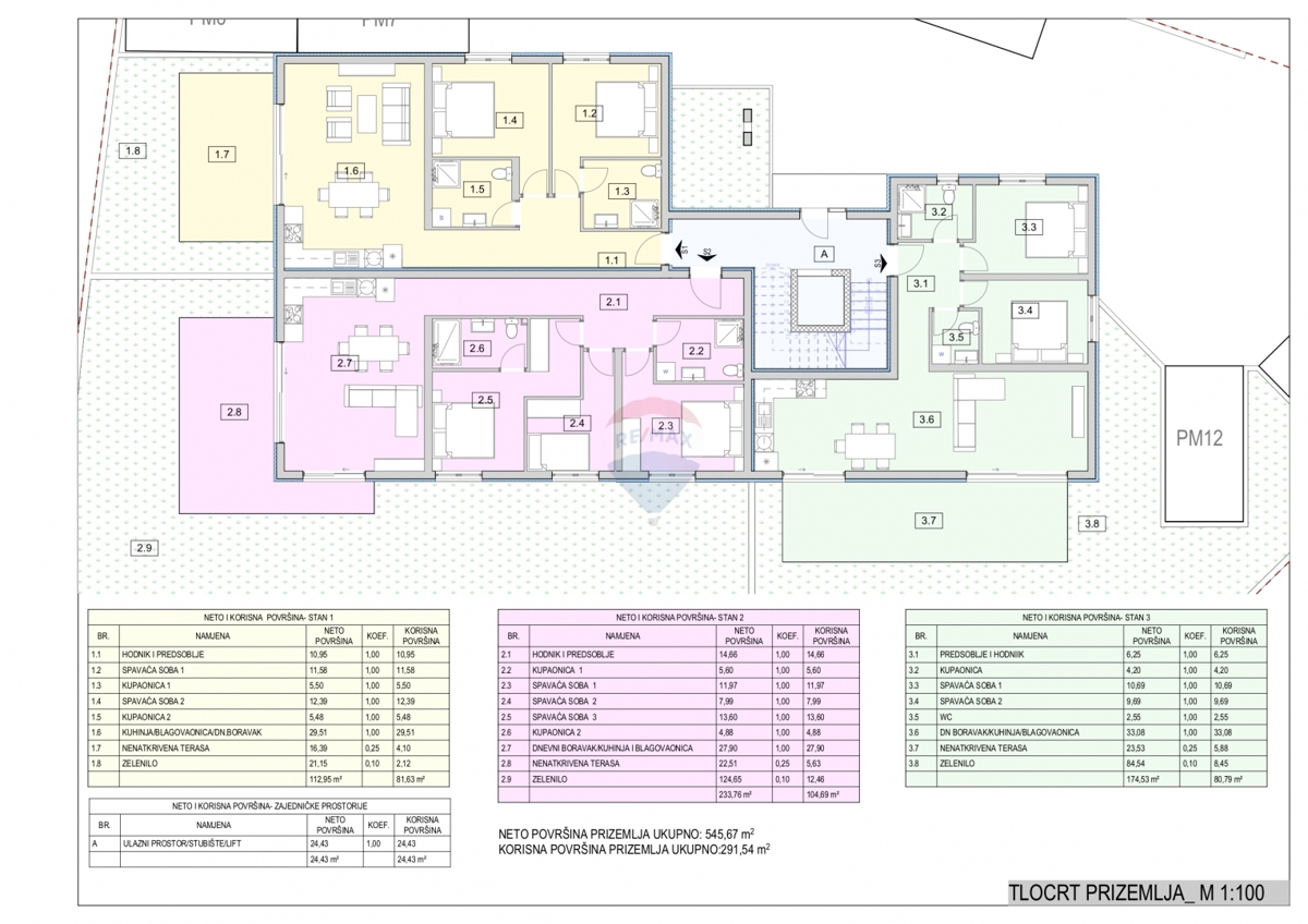 Appartamento Srima, Vodice, 84,63m2