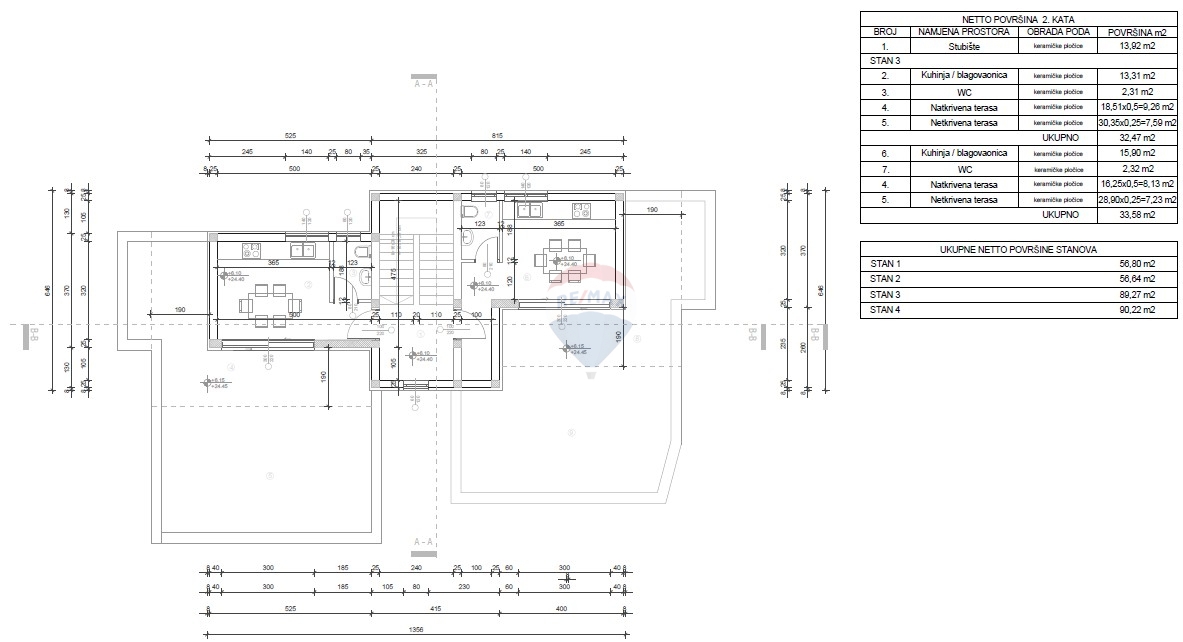 Appartamento Vodice, 73,24m2
