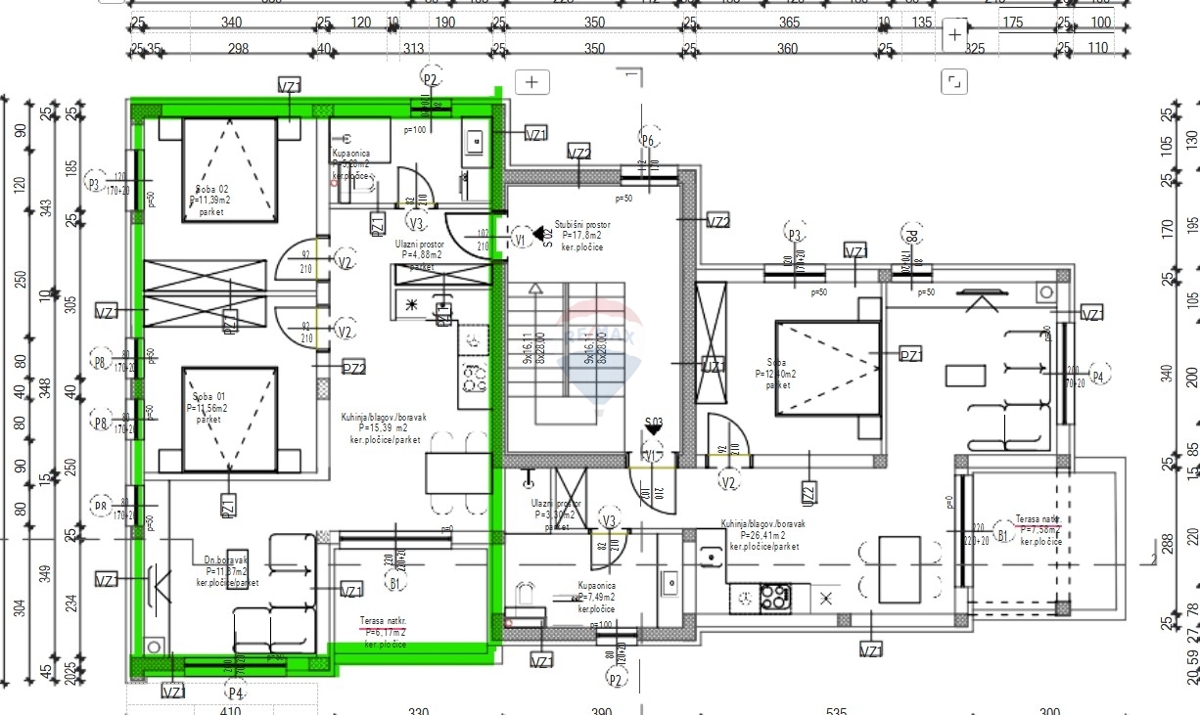 Appartamento Brodarica, Šibenik - Okolica, 73,61m2