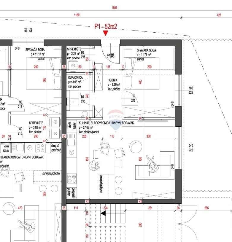 Appartamento Žaborić, Šibenik - Okolica, 70,68m2