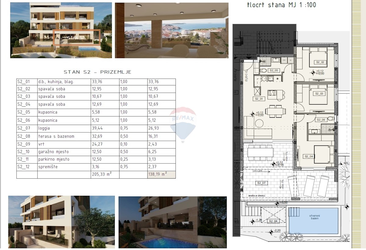 Appartamento Primošten, 138,19m2