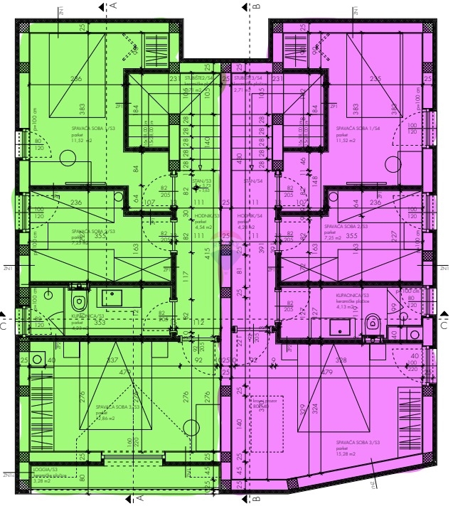Appartamento Tisno, 86m2