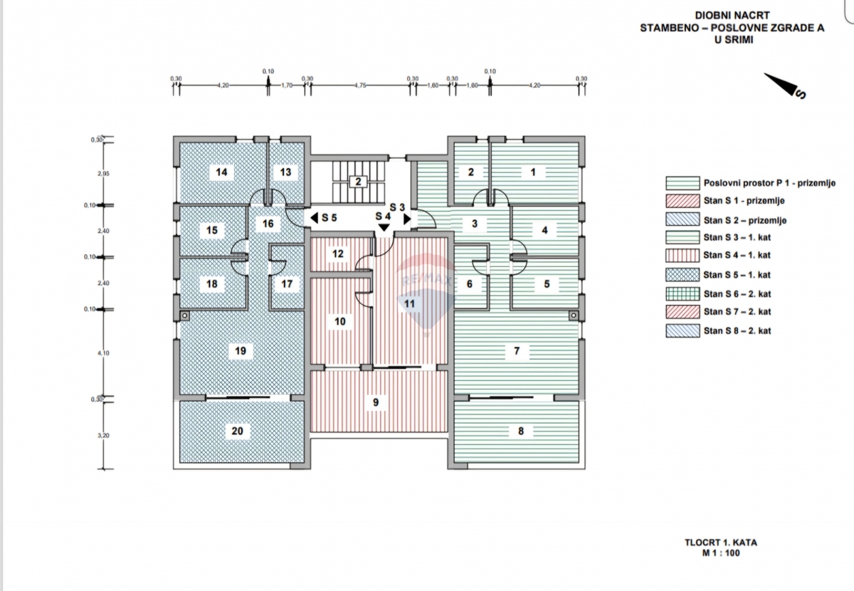 Appartamento Srima, Vodice, 85,06m2