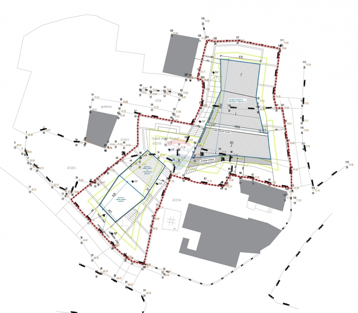 Pacco con un progetto di casa