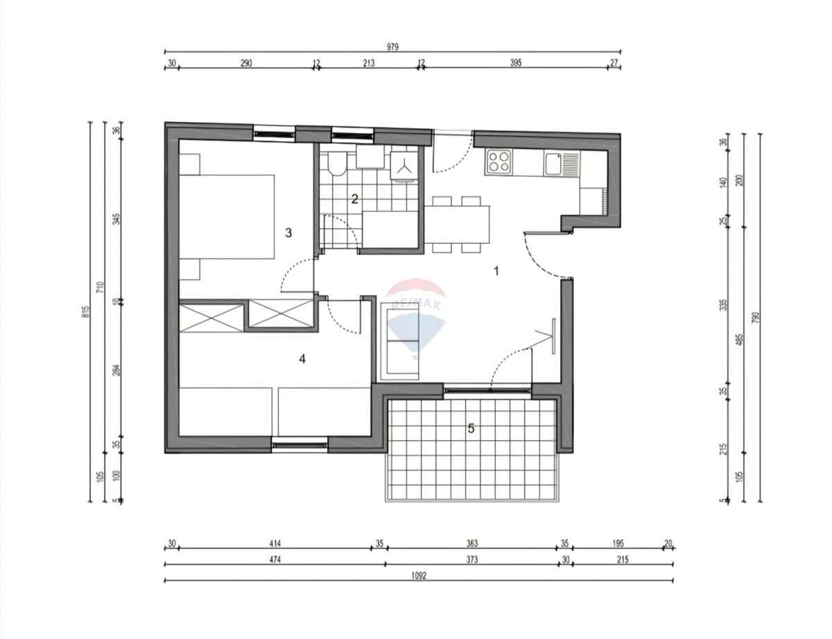 Appartamento Grebaštica, Šibenik - Okolica, 54,60m2